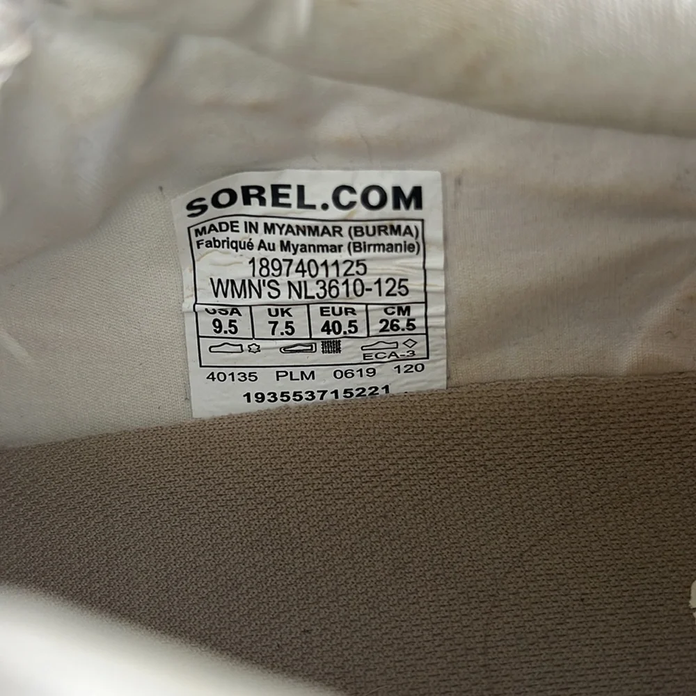 SOREL WOMEN'S OUT N ABOUT PLUS STREET SNEAKER Size 9.5 - Picture 4 of 5